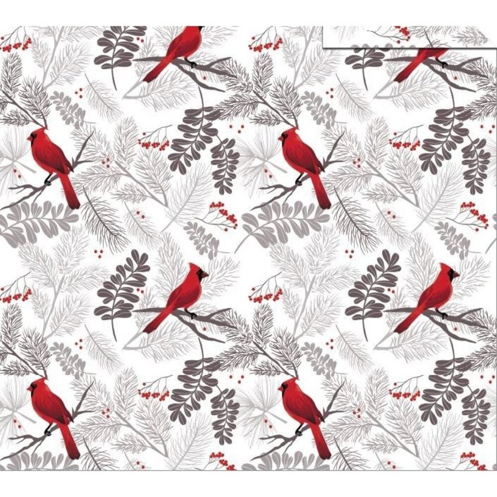 New Cardinals Bird Design Plush Gift Throw Blanket Cardinal Red Birds Soft NIP